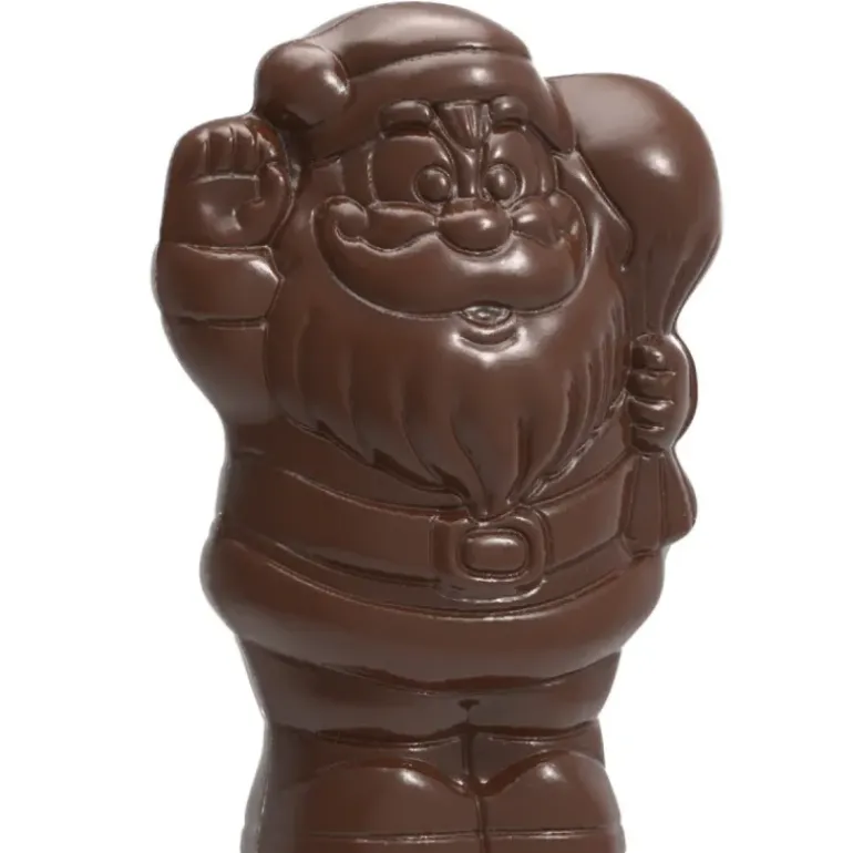 Moule Chocolat Père Noël 8,4 x 6 cm (x4) Chocolate World