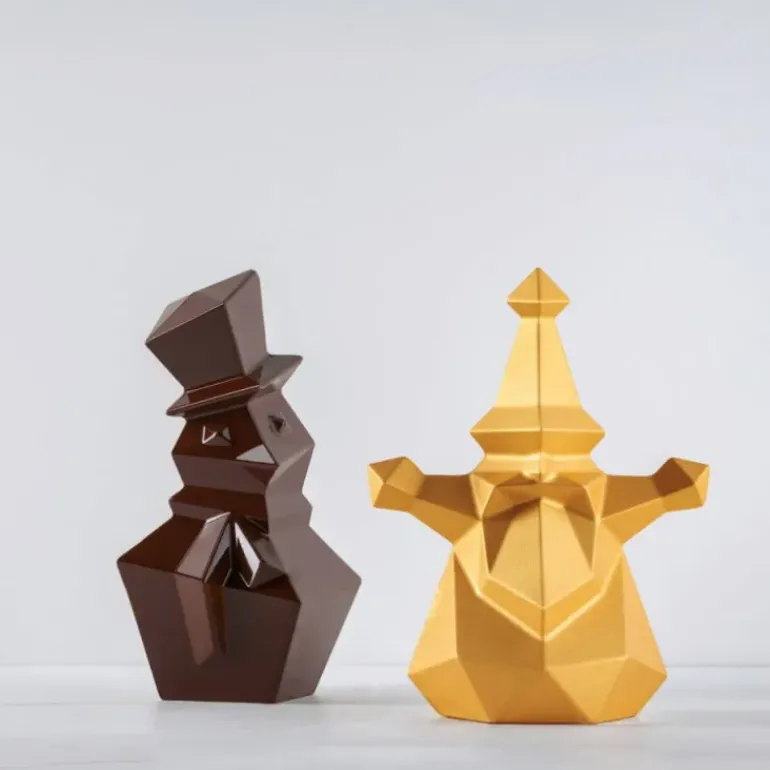 Moule Chocolat Santa Hug 15,2 x 11,5 x H 20 cm (x2) Pavoni