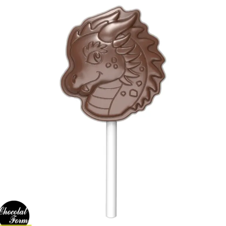 Moule Chocolat Sucette Dragon 5,5 x 5 cm (x5) Chocolat Form
