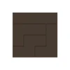 Moule Chocolat Tablette Carrée Tetris (x6)