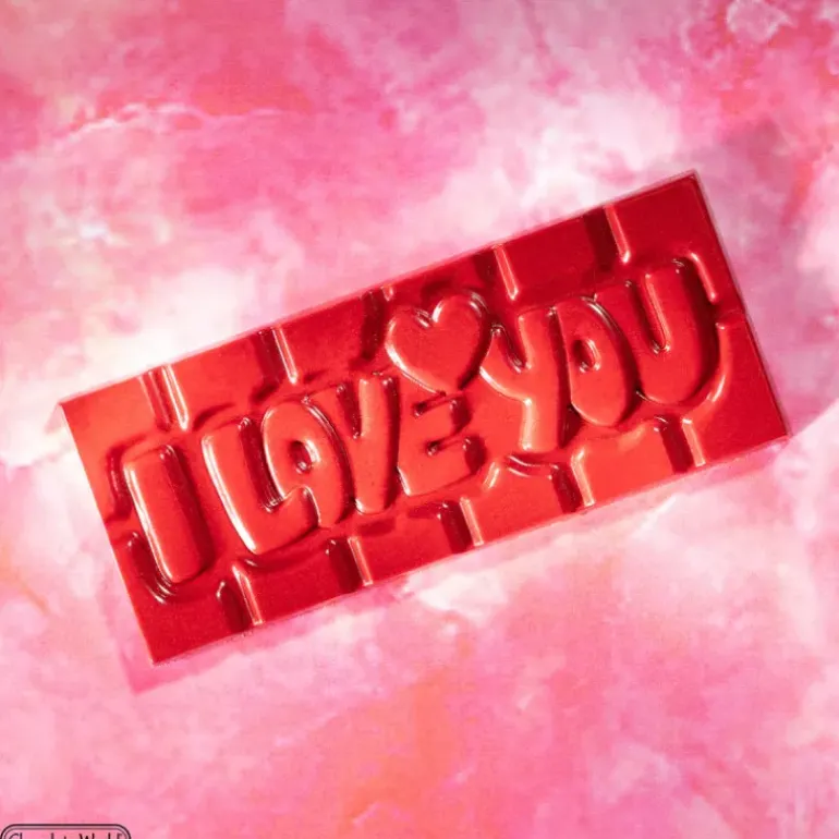 Moule Chocolat Tablette I love You (x4) Chocolate World