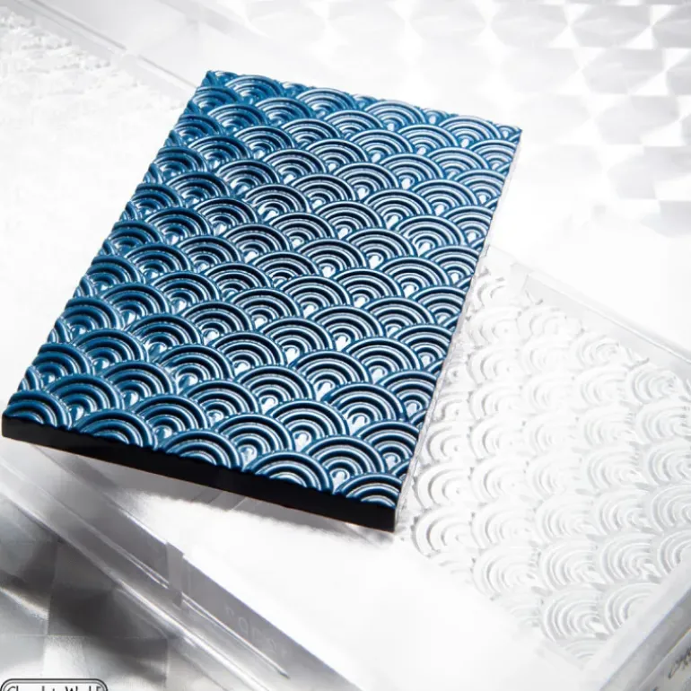 Moule Chocolat Tablette Vagues (x2) Chocolate World