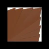 Moule Embout de Bûche Carré 9016 Eventail 8,5 cm (x6)