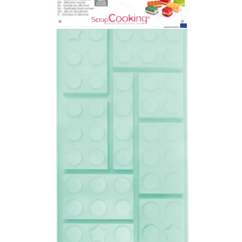 Moule Gâteau Brique Silicone ScrapCooking