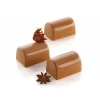 Moule Silicone 8 Bûchettes 7,5 cm x 5 cm Silikomart Professional