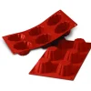 Moule Silicone 6 Brioches Cannelées 7,9 cm x H 3,7 cm Silikomart