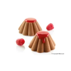 Moule Silicone 24 Briochettes Ø7,9 x 3,5 cm 84ml SilikoMart Professional