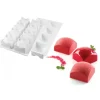 Moule Silicone 8 Carré Sphère 110ml SilikoMart Professional
