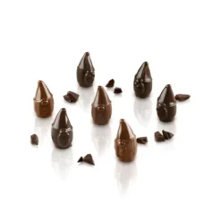 Moule Silicone à Chocolat Mr & Mrs Brown Silikomart Professional