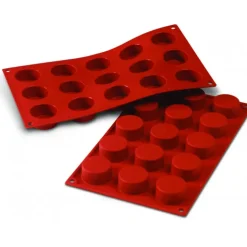 Moule Silicone 12 Cylindres 4,8 cm x H 5 cm Silikomart
