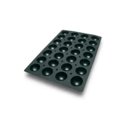 Moule Silicone 28 Demi-sphères Ø7 x 3,5 cm 90ml SilikoMart Professional