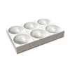 Moule Silicone 6 Demi-Sphères 16 x H 8 cm Silikomart Professional