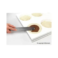 Moule silicone 6 empreintes rondes Ø180 mm Silikomart