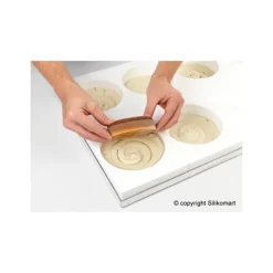 Moule silicone 12 empreintes rondes Ø115 mm Silikomart