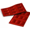 Moule Silicone 9 Madeleines 6,8 x 4,5 cm Silikomart