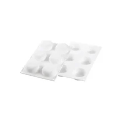 Moule Silicone 6 Minis Moules à Manqué Ø67 x h27 mm 90ml SilikoMart Professional