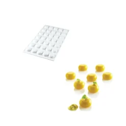 Moule Silicone 35 Rond Bombé 5ml SilikoMart Professional