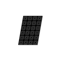 Moule Silicone 35 Savarins Carrés 5,5 cm x H 2,4 cm Flexipan