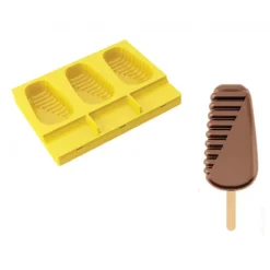 Moule Silicone Acapulco 5 cm x H 9,5 cm (x3) Pavogel