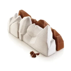 Moule Silicone Bûche Artic 25 x 9,2 x H 8,7 cm Silikomart