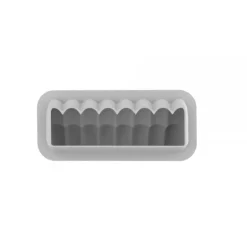 Moule Silicone Bûche Cœur 24,8 x 8,8 x H 8 cm Silikomart