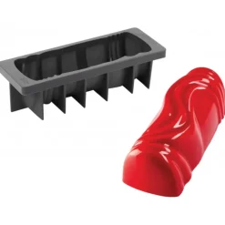 Moule Silicone Bûche Lady 25 x 9 cm x H 7,5 cm Pavoni