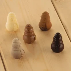 Moule Silicone Bonhomme de Neige Chocolat Ø 2,6 x H 3,5 cm Easy Choc (x14) Silikomart