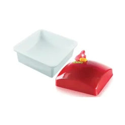 Moule Silicone Carré Sphère 16x16 cm Grand Modèle SilikoMart Professional