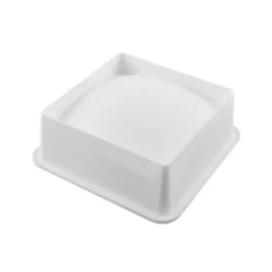 Moule Silicone Carré Sphère 16x16 cm Grand Modèle SilikoMart Professional