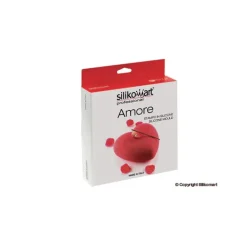 Moule Silicone Coeur Bombé 142 mm Silikomart