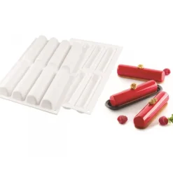 Moule Silicone Cylindre (x8) Silikomart Professional