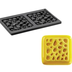 Moule Silicone Décor Éponge 13,5 cm x H 1 cm (x2) Pavoni