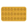 Moule Silicone Décors Hiver 47 x 27 x H 0,3 cm (x24) Silikomart