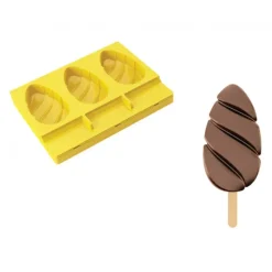 Moule Silicone Malibu 5,2 cm x H 9,5 cm (x3) Pavogel