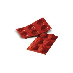 Moule Silicone Narcisses 7,6 cm x H 4 cm (x6) Silikomart