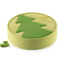 Moule Silicone Sapin Hiver Ø 20 x H 5 cm Silikomart