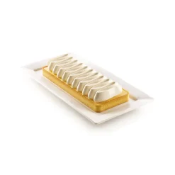 Moule Silicone Tarte Nouvelle Vague 26,5 x 10,5 cm Silikomart 3D Design
