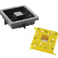 Moule Silicone Tarte Square 15 x H 5,5 cm Pavoni