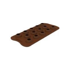 Moule Silicone Winter Ball Ø 2,7 x H 2,5 cm Easy Choc (x14) Silikomart