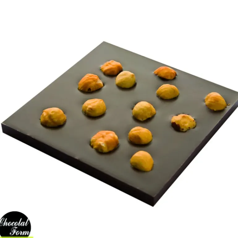 Moule Tablette Carré Lisse 10 cm (x2) Chocolat Form