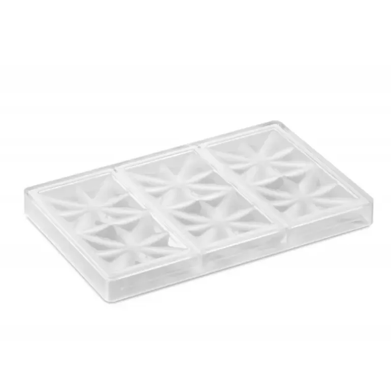 Moule Tablette Chocolat Edelweiss 15,5 x 7,7 cm x H 1 cm (x3) Pavoni