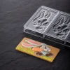 Moule Tablette Chocolat Lapin de Pâques 15,4 x 7,2 cm (x3) Pavoni