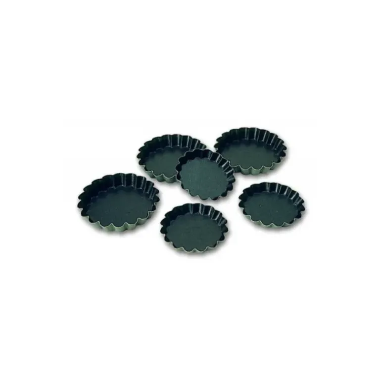 Moule Tartelette Cannelée Exopan Ø10cm H.1.8cm (x12)