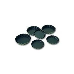 Moule Tartelette Cannelée Exopan Ø9cm H.1.5cm (x12)
