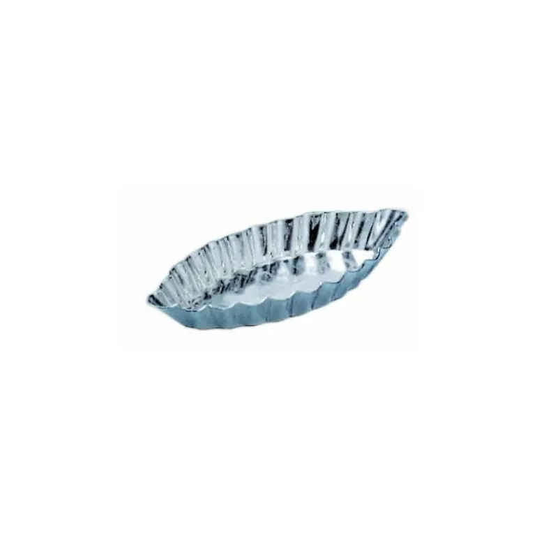 Moules Barquettes cannelées fer blanc Blister x12