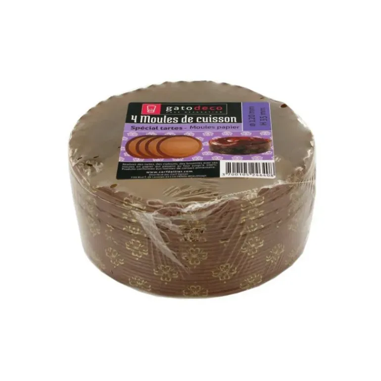 Moules de Cuisson Spécial Tartelettes Gatodéco (x4)