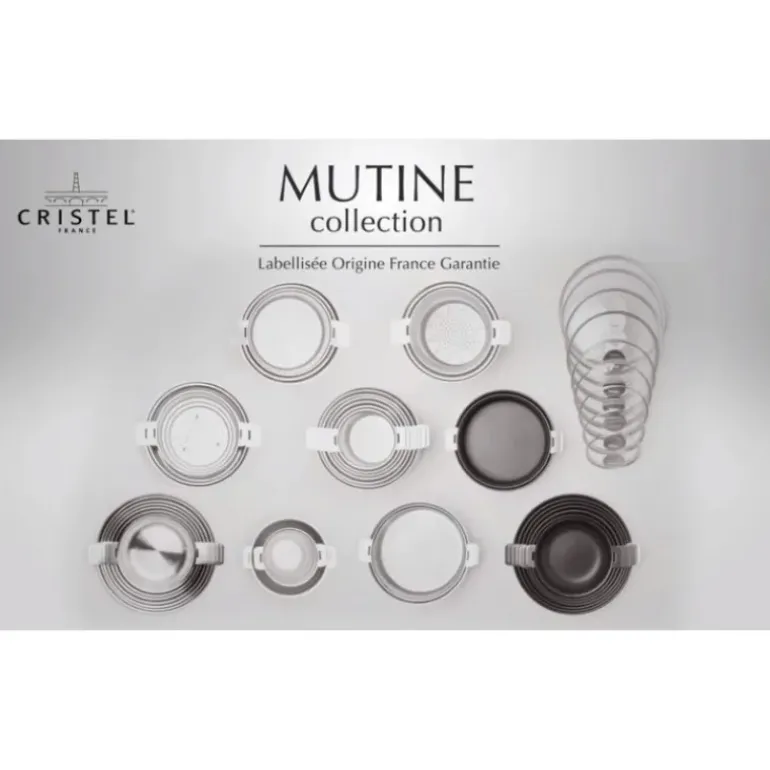 Moulin à Légumes Mutine Ø 20 cm Manche Amovible Inox Cristel