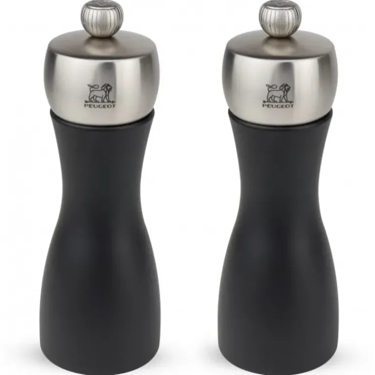 Moulin à Sel Fidji 15 cm Noir-Inox Peugeot