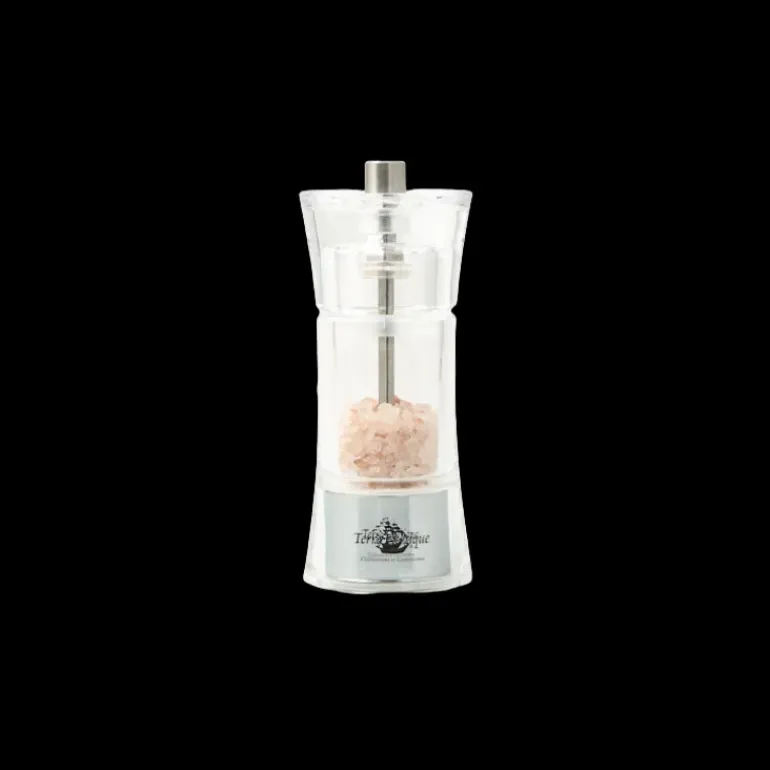 Moulin à Sel Zassenhaus avec Diamant de Sel Nature 45 g Terre Exotique