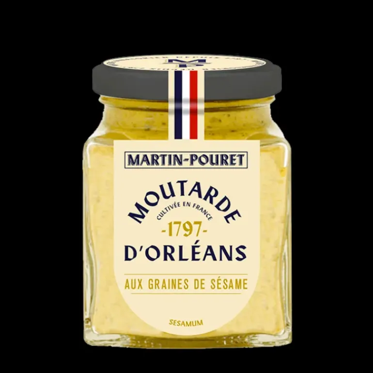 Moutarde d'Orléans aux Graines de Sésame 95g Martin Pouret